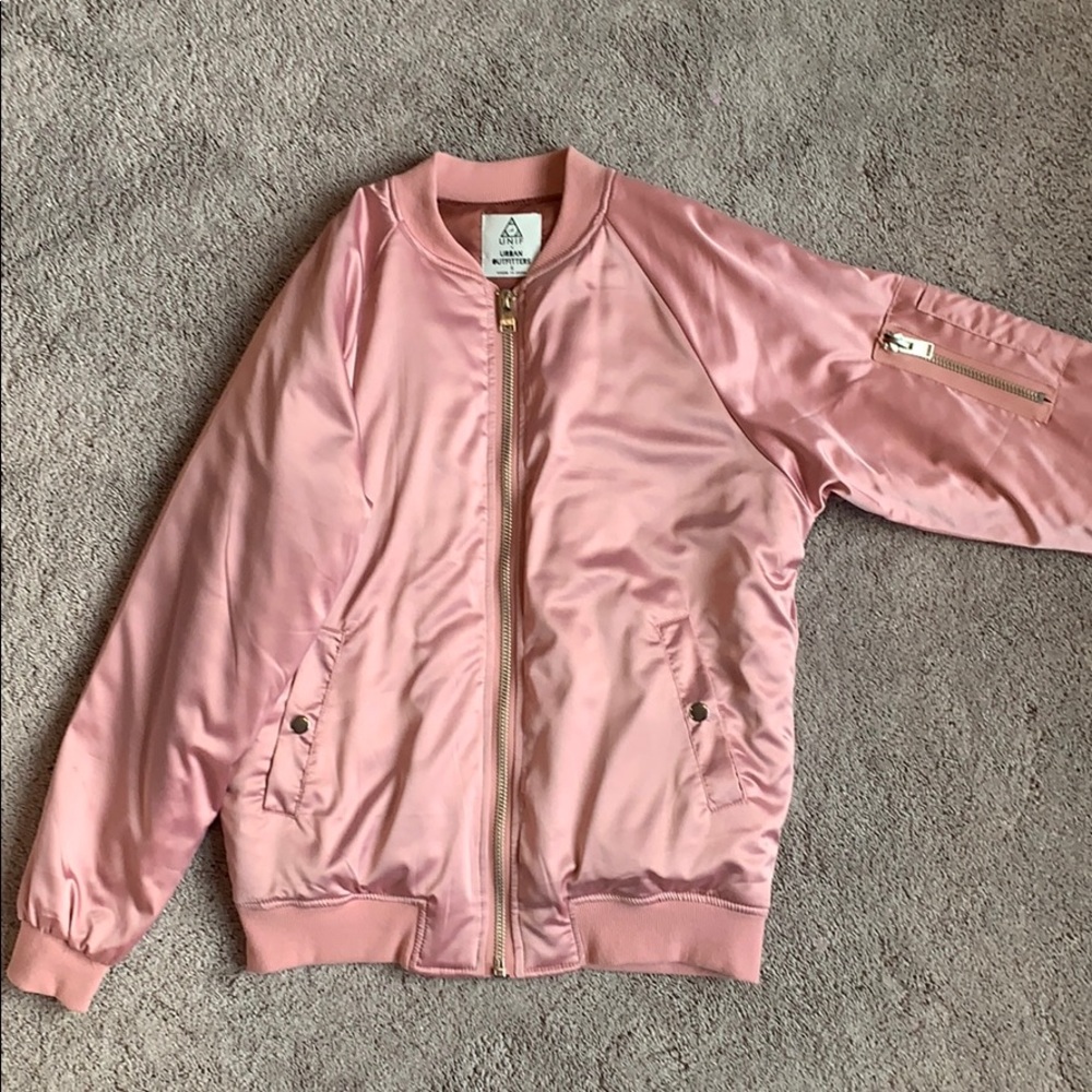 Unif Pink Bomber Jacket
